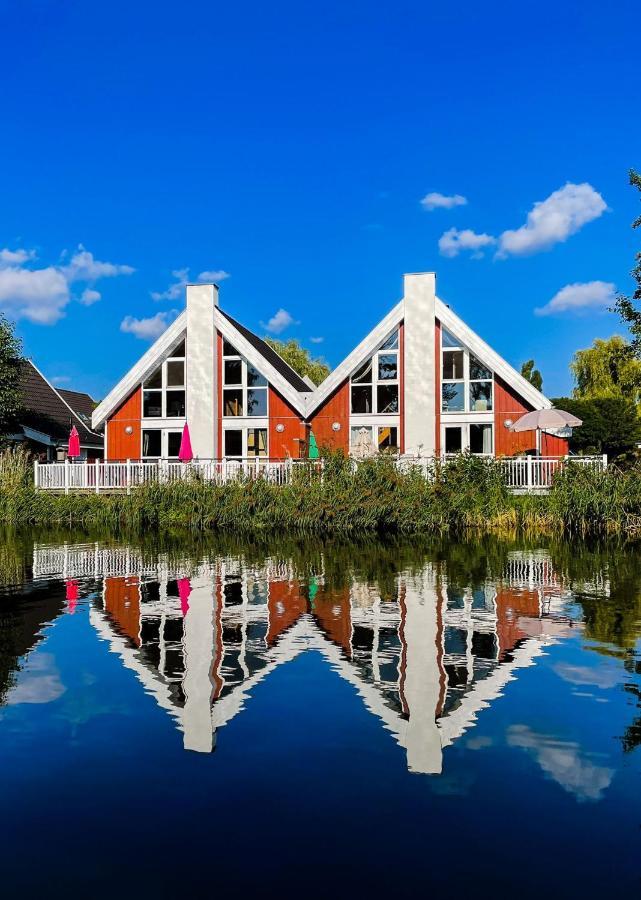 Ferienhaus Mit Wasserterrasse - Mit Sauna Und Kamin - Inklusive Nebenkosten Wendisch Rietz Zewnętrze zdjęcie